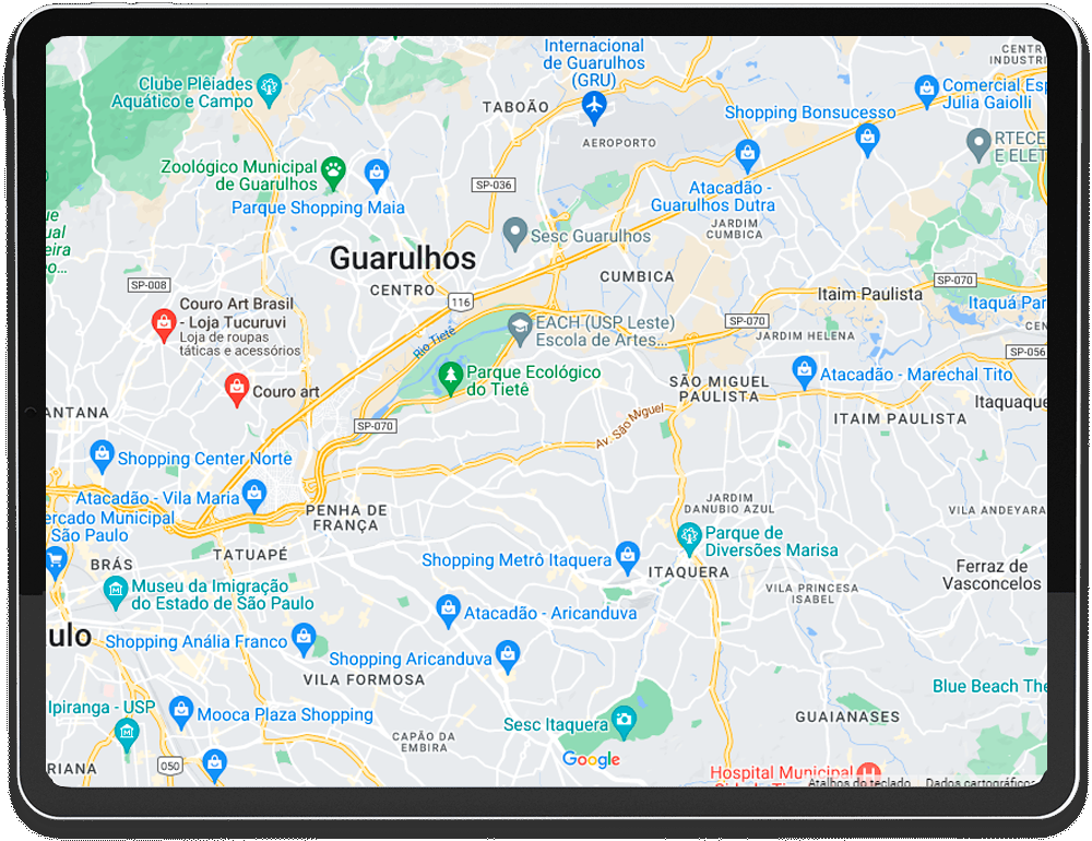 Enderecos Couro Art Tucuruvi ou Vila Maria - Couro Art Bombeiro Civil, Saúde e Tático
