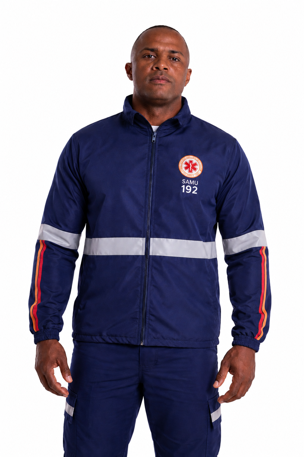 Jaqueta Agasalho SAMU - Tactel - Fundo branco Jaqueta Agasalho SAMU - Tactel - Imagem 1