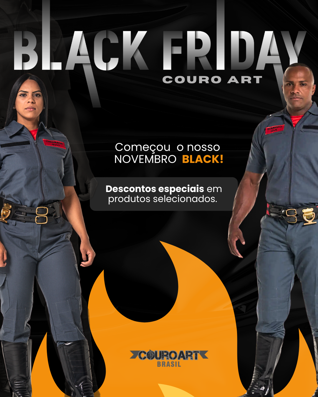 banner couroart black friday 2 - Couro Art Bombeiro Civil, Saúde e Tático