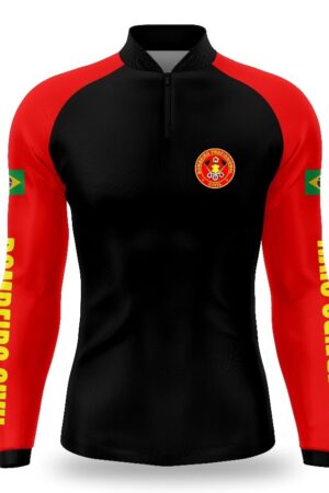 Camiseta Manga Longa Bombeiro UV Frente 1 - Couro Art Bombeiro Civil, Saúde e Tático
