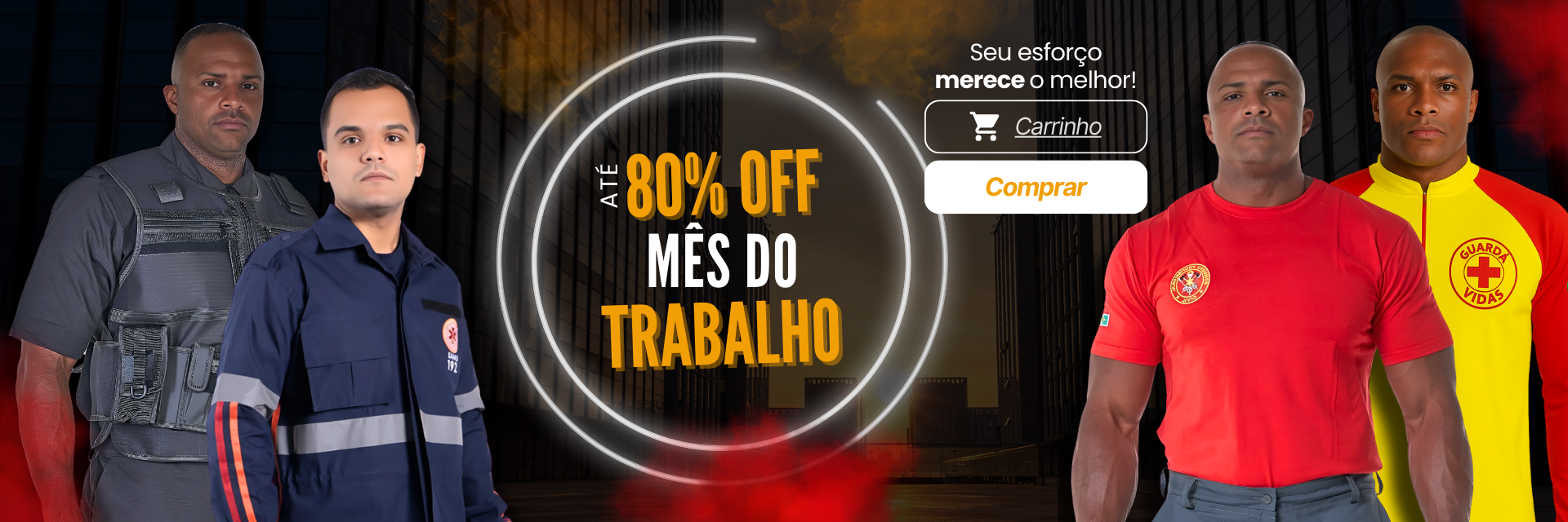 Banner Mes do Trabalho Couro Art - Couro Art Bombeiro Civil, Saúde e Tático