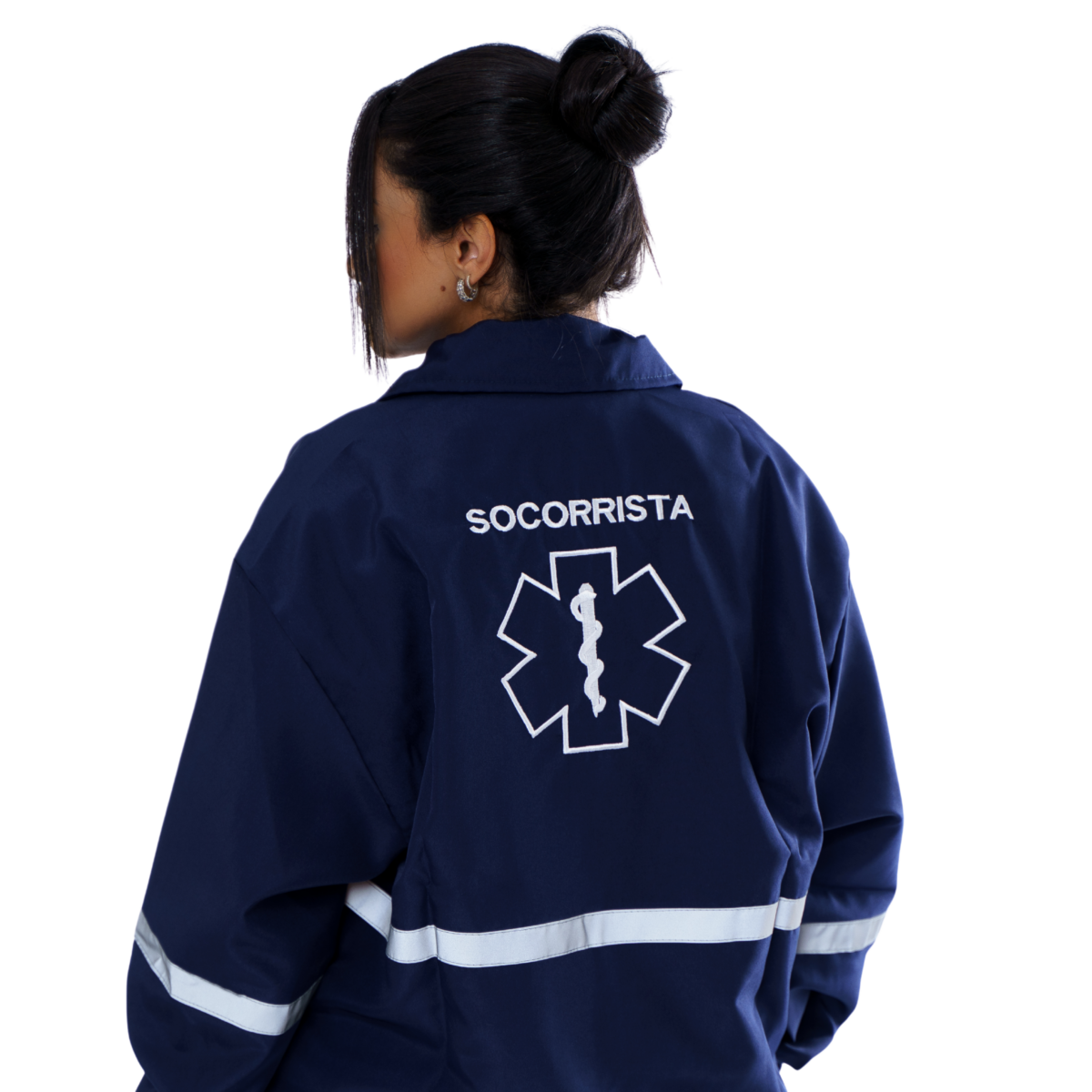 Jaqueta Socorrista3 - Couro Art Bombeiro Civil, Saúde e Tático