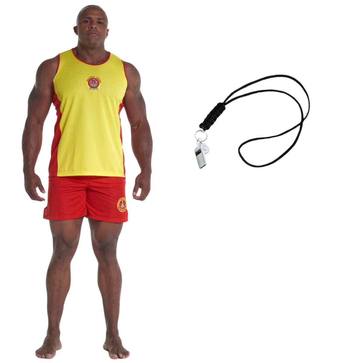 Conjunto Regata Short Cordao e apito 1 scaled 1 - Couro Art Bombeiro Civil, Saúde e Tático