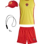 Kit Guarda-Vidas Completo: Regata, Short, Apito e Cordão
