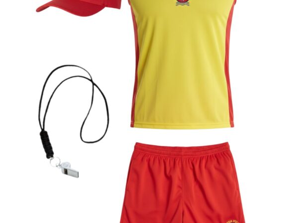 Kit Guarda-Vidas Completo: Regata, Short, Apito e Cordão