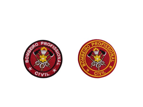 Bordado Bombeiro Profissional Civil - Termocolante