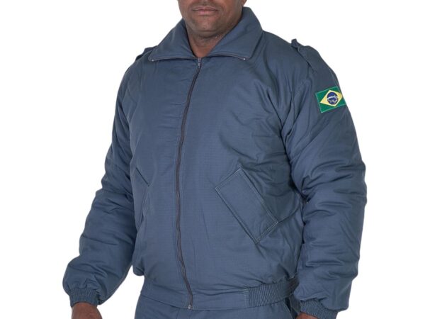 Jaqueta Bombeiro Civil - Verde Petróleo Acinzentado