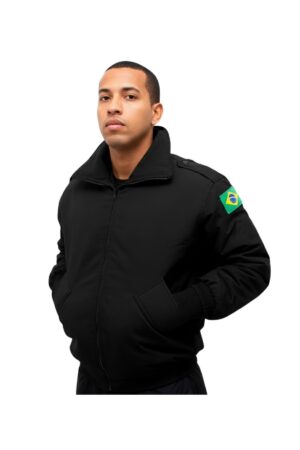 Black Friday Couro Art 10 Jaqueta Acolchoada Preta 12 - Couro Art Bombeiro Civil, Saúde e Tático