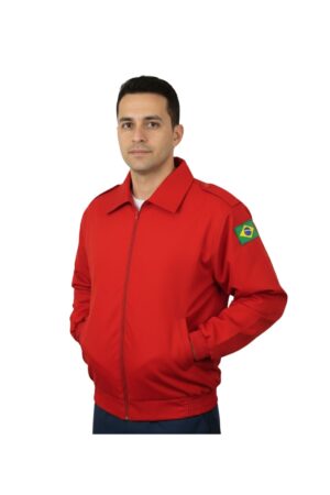 Black Friday Couro Art 11 Jaqueta Bombeiro Civil Vermelha lado 1 - Couro Art Bombeiro Civil, Saúde e Tático