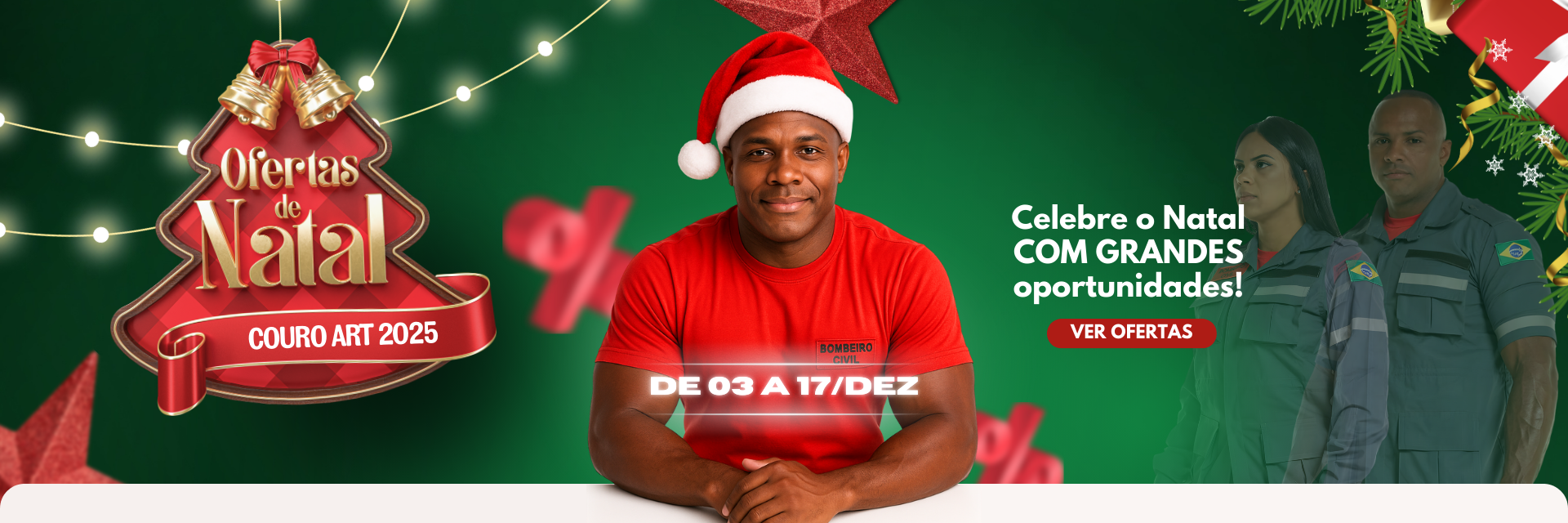 Natal Couro Art - Couro Art Bombeiro Civil, Saúde e Tático