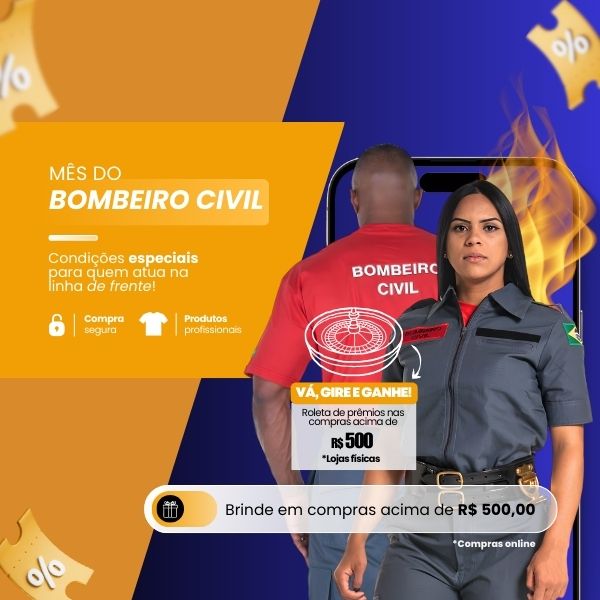 Mes do Bombeiro Civil Couro Art Mobile - Couro Art Bombeiro Civil, Saúde e Tático