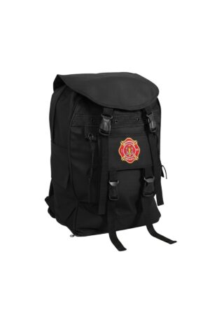 Mochila Bombeiro preta - Couro Art Bombeiro Civil, Saúde e Tático