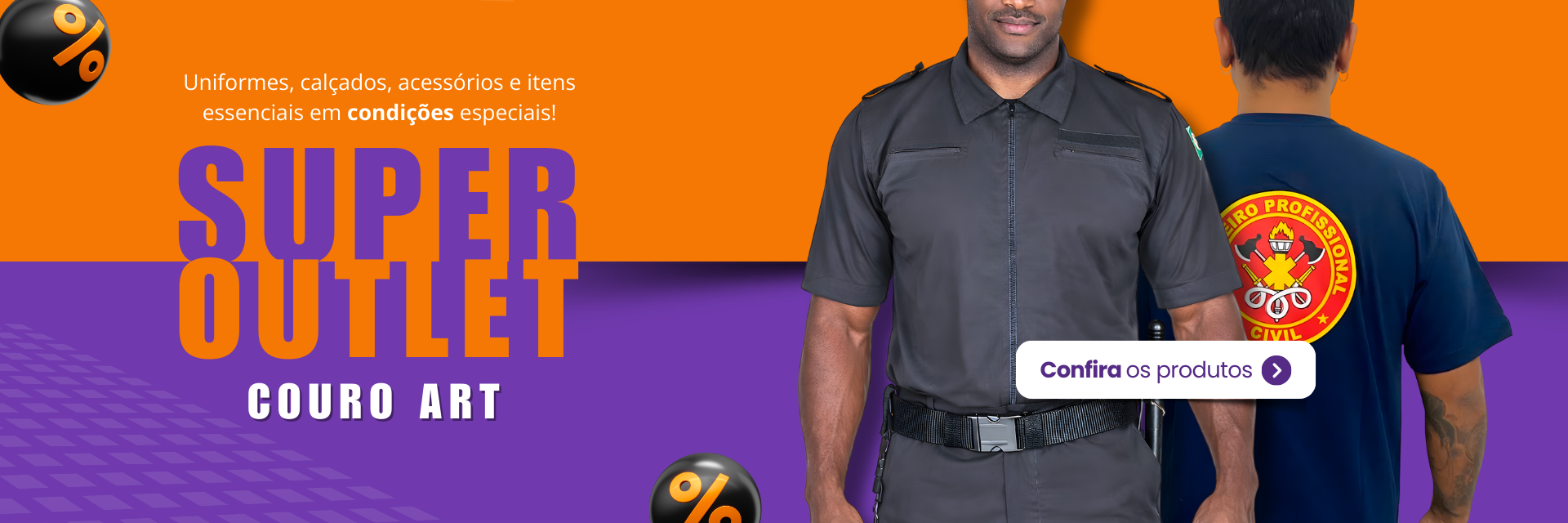 38 - Couro Art Bombeiro Civil, Saúde e Tático