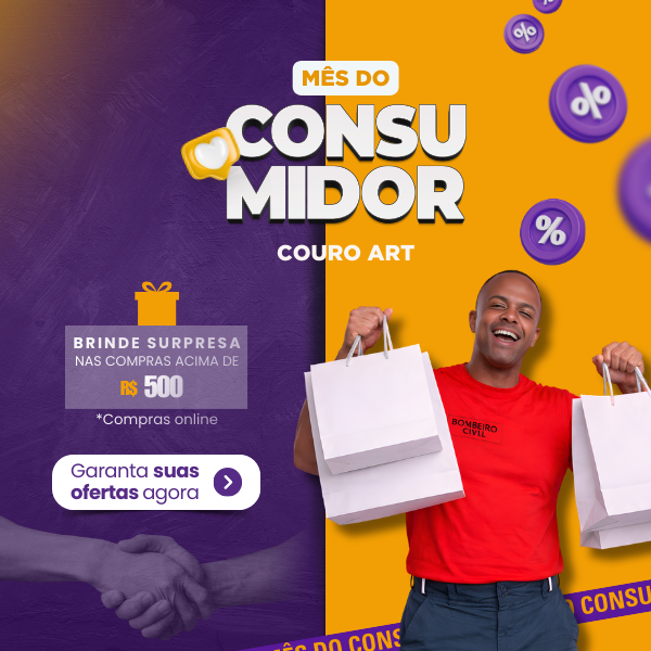 Mes do Consumidor Couro Art Mobile - Couro Art Bombeiro Civil, Saúde e Tático