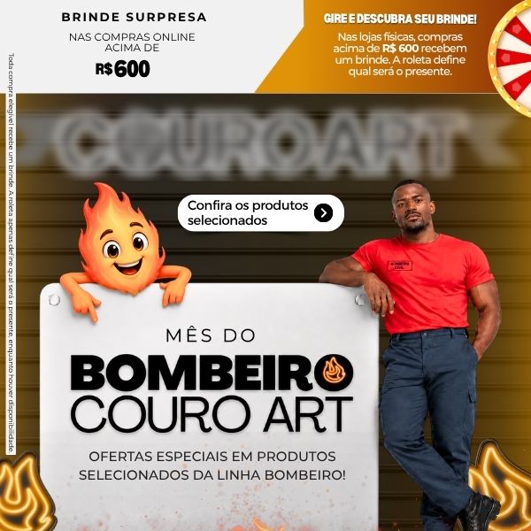 Banners Couro Art 2 - Couro Art Bombeiro Civil, Saúde e Tático