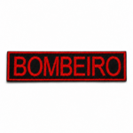 Bordado Bombeiro - 15 x 3,5cm - Velcro
