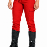 Calça Tática Vermelha - s/ Refletivo - Slim - RipStop