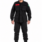 Farda Tática - Bombeiro Civil - Preto - Sem Refletivo